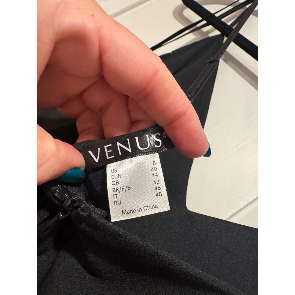 Black Long Dress VENUS Brand - Picture 6 of 6